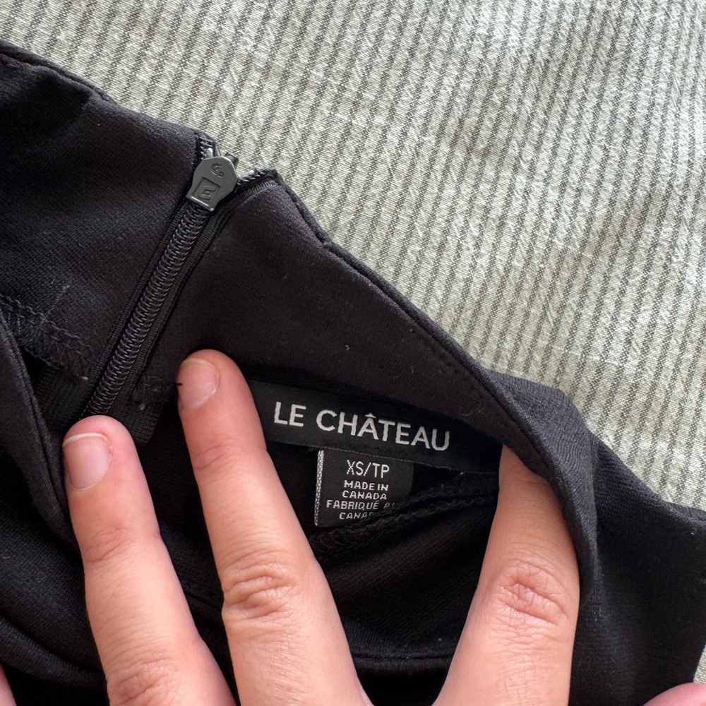 Vintage le chateau bodycon mockneck dress - Picture 2 of 3